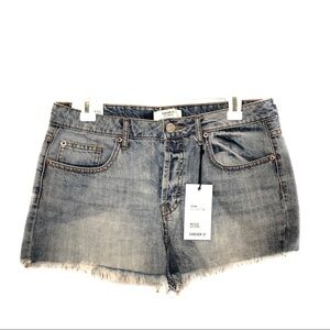 Forever 21 Mid- Rise Cut Off Denim Shorts - NWT
